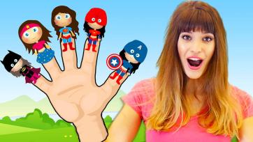Superhero Finger Family Adventure – Who’s on Your Finger?
