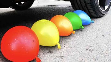 Colorful Water Bead Balloon Playtime