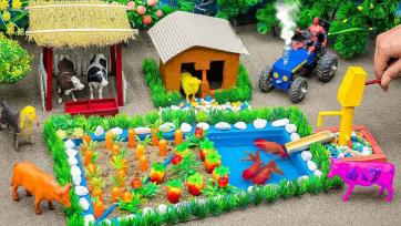 Tiny Farm World for Kids with Talking Animals and a Busy Blue Tractor