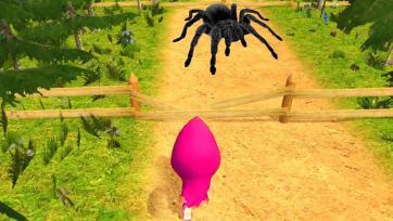 The Brave Pink Explorer and the Magical Blue Elephant Adventure