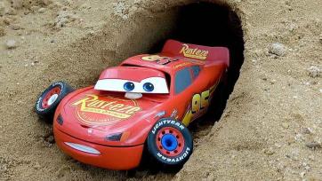 Colorful Race Cars Adventure on the Dirt Track - Fun Racing Video for Kids