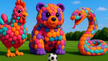 Happy Balloon Animals Adventure - Colorful Animal Friends Fun for Little Kids