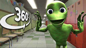 Happy Green Alien on a Red Planet - Gentle Space Story for Kids
