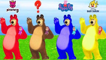 Masha and Dancing Bear Color Song Adventure for Kids