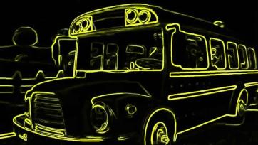 Little Purple Bus Journey Through Hills - Fun Kids Road Adventure